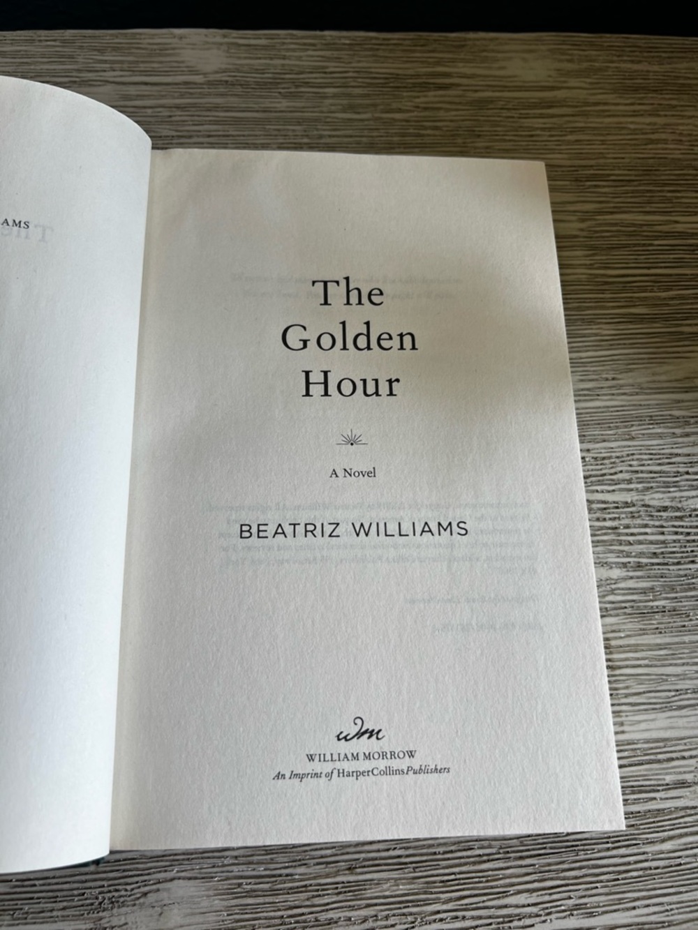 The Golden Hour by Beatriz Williams - Hardcover